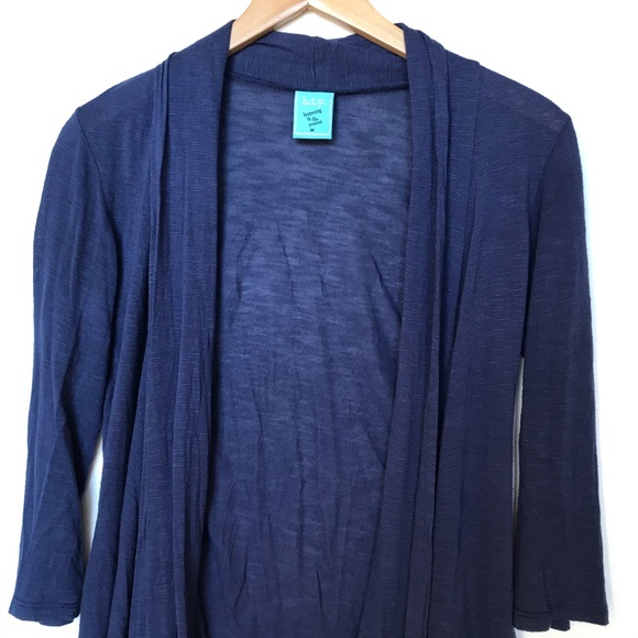 Youth Navy Blue Cardigan - Picture 3 of 9